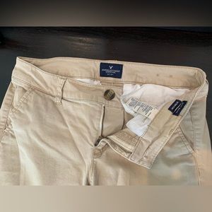 American Eagle. Kick Boot. Stretch. Size 4. Khaki